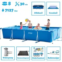 Intex Rechthoekig zwembad - 450x220x84 cm - 7-delig - SCB97