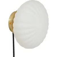 Hubsch Kumu Wandlamp Ø18 Wit