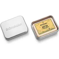 Störtebekker Body Bar & Zeepdoos XL Set Sandelhout - Douche Set Heren met Warme, Houtige Geur - Vaste Douchezeep in Aluminium Zeepdoos - Vegan & Zonder Microplastics - Handgemaakt in Nederland