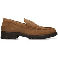 Manfield Taupe suède loafers | Maat 41