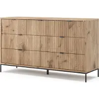 Vicco Eliza Dressoir – 42 x 81 cm met 7 laden Viking Eik
