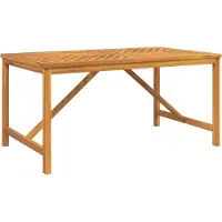 vidaXL Tuin Eettafel Set 4 st Bruin Massief Acacia Hout
