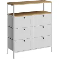 Vicco Belaro Ladekast – 80 x 95 cm 6 laden Wit