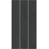 vidaXL Vijvergrondzeil 640 x 321 x 0,1 cm Rechthoekig Zwart