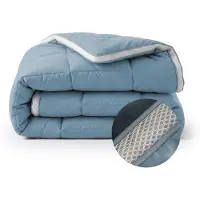 Sleeptime Lazy Dekbed Zonder Overtrek - 3D Air - Blauw 140 x 200 cm