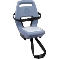 Qibbel Junior 6+ Fietsstoeltje Achter Bagagedrager bevestiging - QuickConnect - Fietszitje – Ocean Blue - inclusief voetbeschermingsplaten en voetsteunen