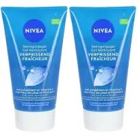 Nivea Reinigingsgel Verfrissend Gezuiverd Water 2x150 ml Gel