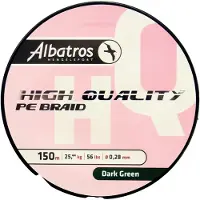 Albatros - High Quality Braid - Vislijn - 0,28mm - 150mtr Dark Green
