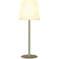 Anna's Collection Oplaadbare tafellamp | 39 cm | RGB + 2700K | Dimbaar | IP44 | Olijf Groen