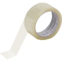 Q-CONNECT standaard verpakkingstape, ft 48 mm x 60 m, transparant, PAK VAN 6