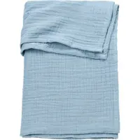 Meyco Baby Uni Ledikant Laken - Pre-washed Hydrofiel - Jeans Blue - 100x150cm - 0.3 TOG