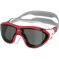Speedo zwembril Biofuse 2.0 junior rood zwart comfortabel zicht.