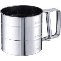 Westmark Meelzeef en poedersuikerstrooier, met handvat, roestvrij staal, zilver, 32152270