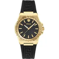 Versace SP Greca Reaction VE0D00225 Horloge - Kunststof - Zwart - Ø 38 mm