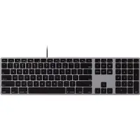 Matias Bedraad USB-C Toetsenbord Qwerty Grijs