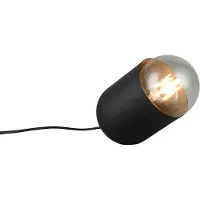 RL LIVE YOUR LIGHT REALITY NARA - Tafellamp - Zwart mat - excl. 1x E27 7 W - Snoerschakelaar