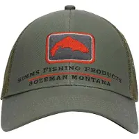 Simms Trout Icon Trucker Cap Groen Man