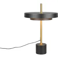 TRIO LED-tafellamp Keaton, dimbaar, zwart, Woon-/ Eetkamer, metaal, LED tafellamp