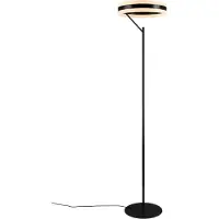 TRIO Design vloerlamp Dios zwart
