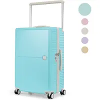 Sc City Walker - Handbagage Koffer - 34L - Lichtgewicht & Sterk - 360° Spinner Wielen - TSA-slot - Inclusief Beschermhoes - Compact & Ruim - Tiffany Blue