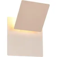 TRIO Moderne wandlamp Mio zand bruin