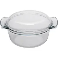 Pyrex Ronde glazen casserole schaal, 3,5 l