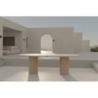 Hartman Valencia dining tuintafel 220x100cm cappuccino