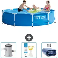 Intex Framezwembad, rond - 305x76 cm - 4-delig - SCB74