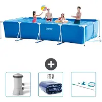 Intex Rechthoekig zwembad - 450x220x84 cm - 4-delig - SCB78