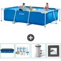 Intex Rechthoekig zwembad - 300x200x75 cm - 5-delig - SCB3