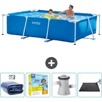 Intex Rechthoekig framezwembad - 260x160x65 cm - 5-delig - SCB11