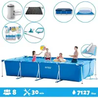 Intex Rechthoekig zwembad - 450x220x84 cm - 7-delig - SCB97
