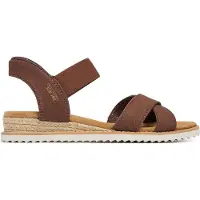 SKECHERS DESERT KISS-GOLDEN LILY Dames Sandalen - Bruin