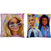 Barbie - Kussen - Sierkussen - Gevuld - 38x36Cm