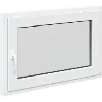 vidaXL Kelderraam RISOR 90 x 60 cm PVC en Glas Wit