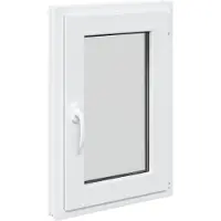 vidaXL Kleur binnenkant kelderraam Wit RISOR 50 x 75 cm