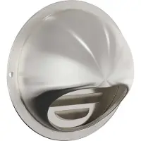 vidaXL Luchtventilatieroosters 2 st zilver 100 mm Roestvrij staal