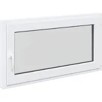 vidaXL Kelderraam RISOR 110 x 50 cm PVC en Glas Wit