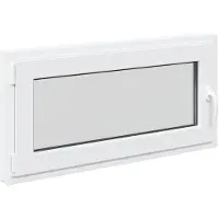 vidaXL Kleur binnenkant kelderraam Wit RISOR 100 x 50 cm