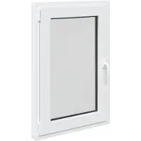 vidaXL Kelderraam RISOR 60 x 90 cm PVC en Glas Wit