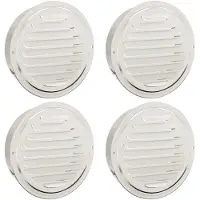 vidaXL Luchtventilatieroosters 4 st Zilver 150 mm Roestvrij staal