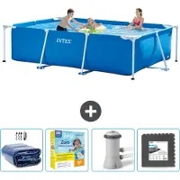 Intex Rechthoekig framezwembad - 300x200x75 cm - 5-delig - SCB10