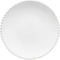 Costa Nova Pearl dinerbord wit, Ø28 cm