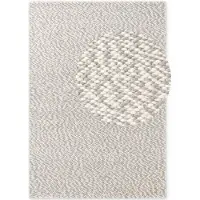 Elle Decoration Vloerkleed Beans Rechthoekig - Natuurcreme grijs 200 x
