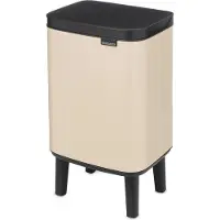 Brabantia Bo Hi Prullenbak - 4 liter - Badkamer - Soft Beige