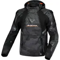 Macna Bradical Heren Textieljack Zwart/Camouflage 2XL Mannen