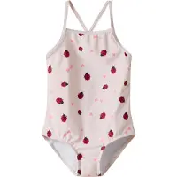 Name It Mini Badpak 'NMFZIZLA' rosa / pastelroze / rood / zwart