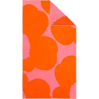 Marimekko Iso Unikko badhanddoek Pink-orange red, 100x180 cm