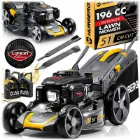 Humberg HM-601 - Benzine Grasmaaier - 51 cm - Loncin Motor - 70 l