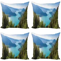 Abakuhaus Lake Forest Kussenhoes – 4×40 cm – Dubbelzijdig – Aqua Azure